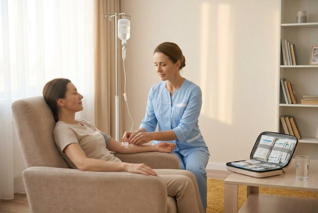 Прокапаться от алкоголя на дому в Ульяновске — врач ставит капельницу